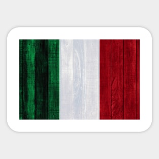 Flag of Italy - Wood Sticker